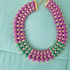 IMAN Necklace Rhinestone Beads Egyptian Revival Statement Necklace